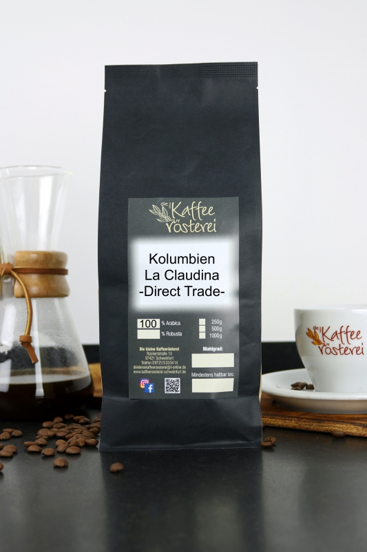 Projektkaffee Kolumbien La Claudina -Direct Trade-